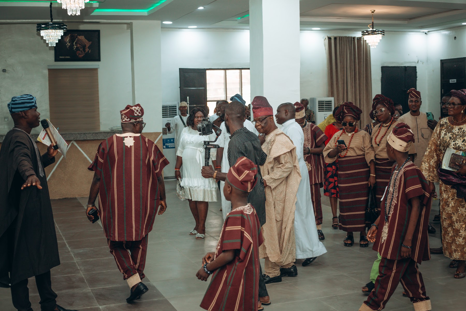 The lobby at Dolvic Conference Centre